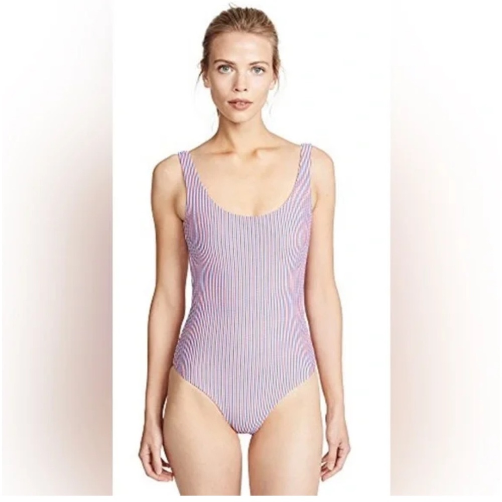 ONIA Kelly one piece Red and Blue Striped size M